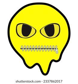Smile Silent Patch V86 Patch Streetwear, Urban, Luxury, Modern Design Patch Commercial Use