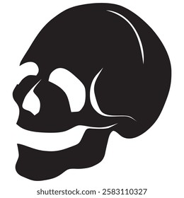 smile skull icon vector design