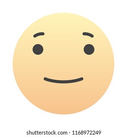 Smile Smiling Face Emoticon Emoji Sign Face for Social network chat symbol
