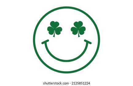 Smile St Patrick's Day Vector  Patrick's Day Svg