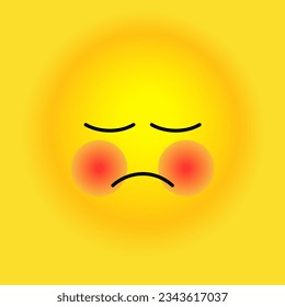 Smile, stickers with emotions. Vector illustration for printing on clothes, fabrics, wallpapers.
