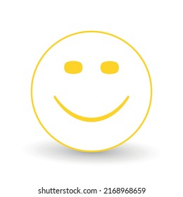 Smile symbol vector design.
World smile day.