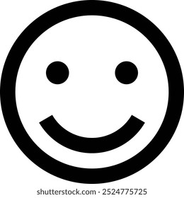 smile symbol vector icon isolated