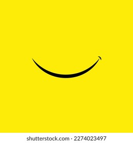 Smile text Vector:Hand drawn typography poster. T shirt hand lettered calligraphic design. vector art work.
