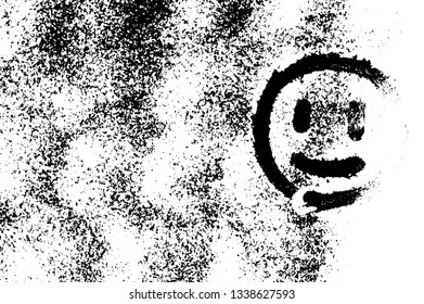 Smile Textures Black and white vector design- Illustrator