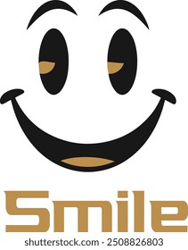 A smile is a universal expression Vector Style Art Illustration