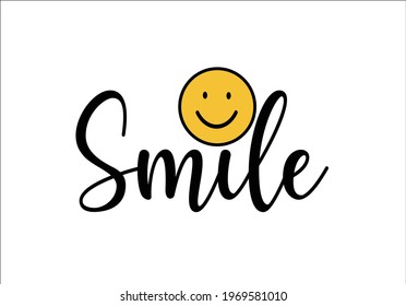 smile vector art design hand drawn