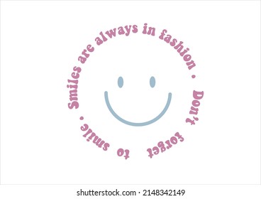 smile vector hand drawn design vector art