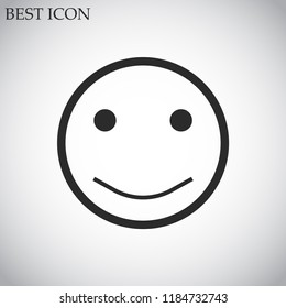 smile vector icon 10 eps