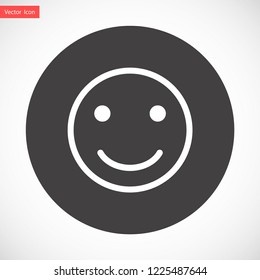 smile vector icon 10 eps