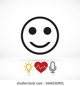 Smile Vector icon