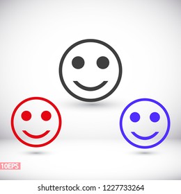 Smile Vector icon
