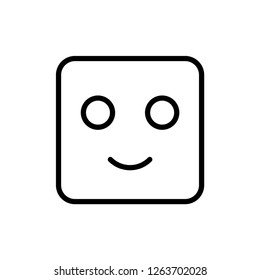 Smile vector icon
