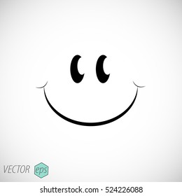 Smile vector icon

