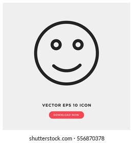 Smile vector icon
