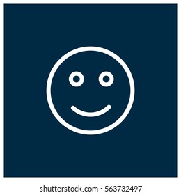 Smile vector icon