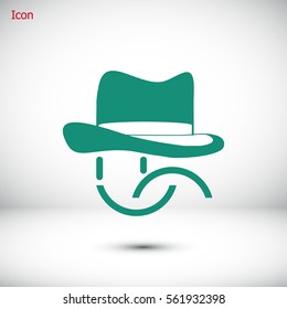 smile vector icon, vector best flat icon, EPS