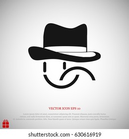 smile vector icon, vector best flat icon, EPS