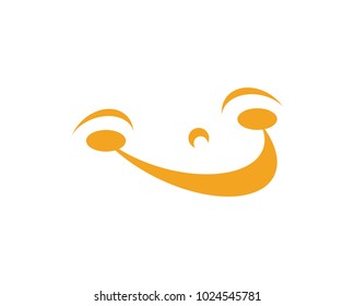 Smile vector icon illustration design