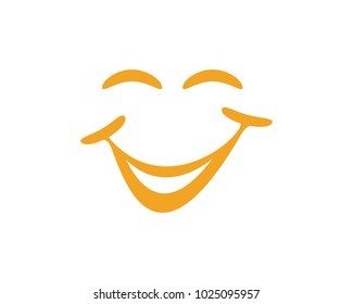 Smile vector icon illustration design