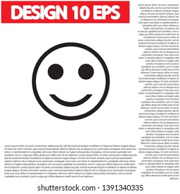 Smile Vector icon . Lorem Ipsum Illustration design