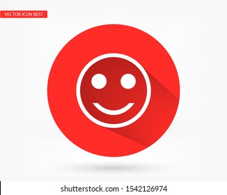 Smile Vector icon . Lorem Ipsum Illustration design