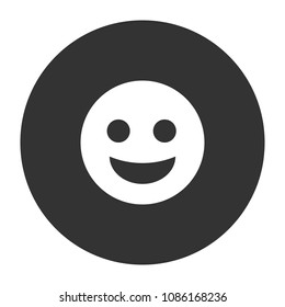 smile vector icon, smile sign