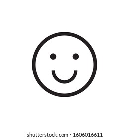 smile vector icon, simple sign