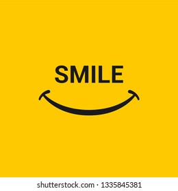 Smile. Vector illustration