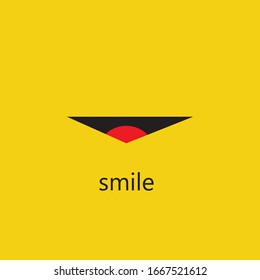 Símbolo y logotipo de imagen vectorial Smile