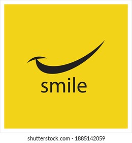 Smile vector image logo and symbol