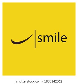 Smile vector image logo and symbol