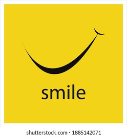 Símbolo y logotipo de imagen vectorial Smile