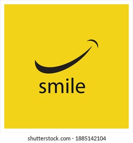 Smile vector image logo and symbol
