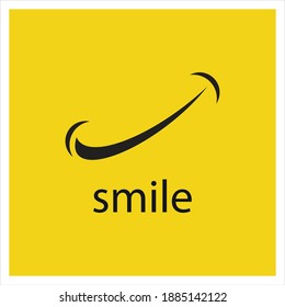 Smile vector image logo and symbol