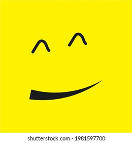 Smile vector image logo and symbol