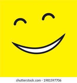 Smile vector image logo and symbol