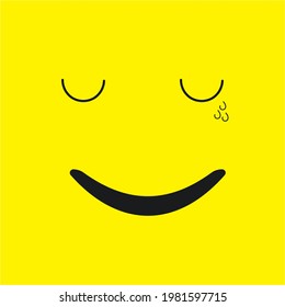 Smile vector image logo and symbol