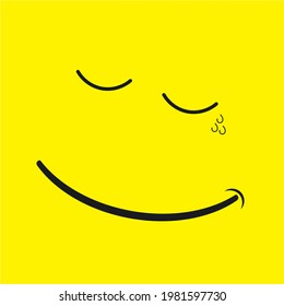 Smile vector image logo and symbol