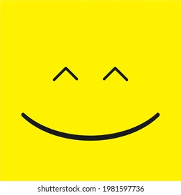 Smile vector image logo and symbol