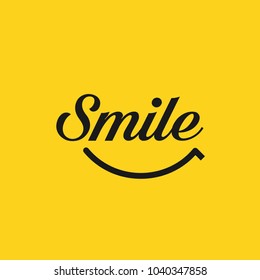 Smile Vector Template Design