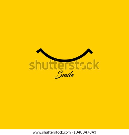 Smile Vector Template Design