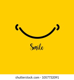 Smile Vector Template Design Illustration
