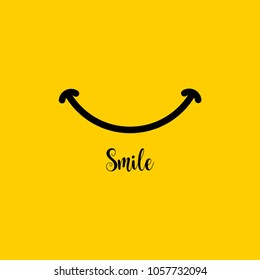 Smile Vector Template Design Illustration