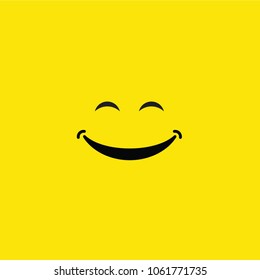 Smile Vector Template Design Illustration