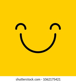 Smile Vector Template Design Illustration