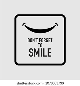 Smile Vector Template Design Illustration
