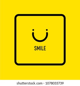 Smile Vector Template Design Illustration