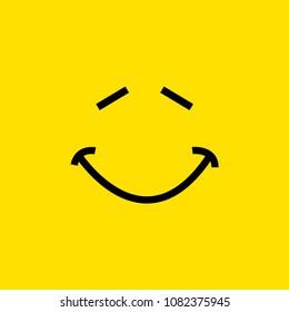 Smile Vector Template Design Illustration