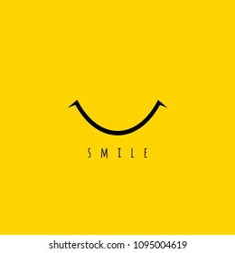 Smile Vector Template Design Illustration